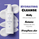 Dewytree Hi Amino All Cleansing Milk - Hydrating Facial Cleanser For Sensitive Skin | Amino Acid Face Lotion Oil Cleanser Korean Exfoliating Face Wash | Face Cleanser For Women & Men (6.76Fl Oz)