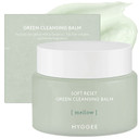 Soft Reset Green Cleansing Balm - Vegan Gentle Makeup Remover Sherbet Cleanser - Milky Oil Based Cleanser - Tea Tree Extract & Jojoba Oil - Hypoallergenic For Sensitive Skin, 3.38Oz