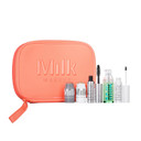 Milk Makeup The Overachievers Summer Faves Set - Includes Kush Mascara, Hydro Grip Primer, Kush Clear Brow Gel, Lip + Cheek, Highlighter & Makeup Bag - Vegan, Cruelty Free