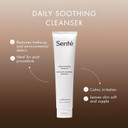 Sente Daily Soothing Facial Cleanser For Dry And Sensitive Skin - Gently Removes Oil, Impurities And Makeup - With Vitamin E - 5.5 Fl Oz