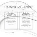 Cln® Acne Cleanser-The Only Cleanser With 0.5% Salicylic Acid Preserved With Sodium Hypochlorite For Clarifying Skin From Blackheads & Breakouts, Oil-Free & Fragrance-Free, 8 Fl Oz