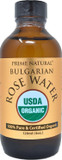 Prime Natural Rose Water Spray 4Oz/120Ml, Usda Certified Organic, Facial Toner, Hydrating Mist For Face & Hair - Bulgarian, 100% Pure, Natural, Preservative-Free, Moisturizer From Fresh Rose Petals