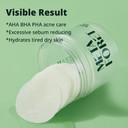 Metaforet Black Lemon Peeling Toner Pad 60 Sheets/Facial Exfoliating Pads, Perfect Solution For Dead Skin Cells, Non-Irritating Moisture Boost Toner