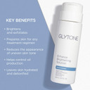 Glytone Enhance Brightening Solution - Glycolic Acid, Azelaic Acid, Niacinamide, Malachite Extract - Prep Skin, Brighten & Unclog Pores - 6.7 Fl. Oz