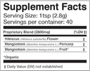 Anima Mundi Apothecary Mangosteen Hibiscus Beauty Tonic - Organic Mangosteen Fruit Powder With Hibiscus Flower - Contains Naturally-Occurring Vitamin C For Skin And Immune Support (4Oz / 113G)