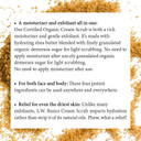 S.W. Basics Cream Scrub Exfoliator For Face And Body, Hydrates And Smooths With Sugar, Shea Butter, Coconut, And Olive Oils, Organic And Cruelty Free, 2.0 Oz