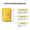 Timeless Skin Care 20% Vitamin C Serum With Vitamin E & Ferulic Acid - Brightening Serum - For Oily & Dry Face - Fragrance-Free - 28 Single-Use Pouches