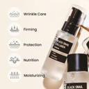 Coxir Black Snail Collagen Serum L Black-3-Complex: Black Rice, Bean, Sesame, Snail Mucin, Collagen, Peptide L Firming&Lifting L Korean Skin Care L Cruelty-Free, No Pareben [50Ml/1.69 Fl.Oz]