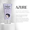 Azure Cosmetics Charcoal & Pearl Sparkling Peel-Off Mask - Korean Skincare For Anti-Aging, Dirt & Oil Control With Hyaluronic Acid & Collagen - Moisturizing & Purifying Face Mask - 150 Ml
