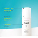 Curel Oil Control Japanese Skin Care, Weightless Gel Moisturizer For Dry, Sensitive Skin, Gel Moisturizer For Face, Fragrance Free, 4 Oz
