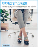 Sparthos Arch Support Sleeve - Plantar Fasciitis Support Brace - Foot Feet Brace, Ankle Pain Relief, Night Splint - Planter Plantars Fascitis Faciatis - For Men And Women (Pink-Xl)