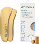 Fulton Universal Shoe Inserts For Women With Custom Molding & Arch Support - Everyday Cork Inserts For Shoes Without Removable Insoles - Prevent Overpronation & Plantar Fasciitis (Women'S Size 7.5-8)