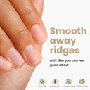 Londontown Kur Nail Ridge Filler - Smoother - Strengthener - Filler For Damaged Uneven Nails - Fortifying, Self Leveling Base, Vegan, Cruelty Free, Paraben Free, 0.4 Fl Oz