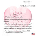 Perfect Formula Clear Gel Coat - Nail Strengthener, Keratin Treatment, Clear Nail Polish - Strengthener For Damaged Nails - Made In The Usa .60 Fl Oz