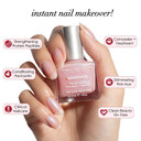 Dermelect Makeover Ridge Filler - Award-Winning Nail Treatment, Strengthens, Moisturizes, Conceals Imperfections, Keratin & Peptide Enriched, For Healthy, Smooth Nails 0.4 Oz