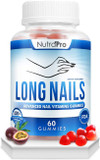 Nutrapro Nail Growth Vitamins For Stronger Nail - No More Chipped Nails.Nail Strengthener And Growth Supplement Gummies  Grow Strong Long Nails With Biotin And Collagen Gummies