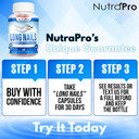 Nutrapro Nail Growth Vitamins For Stronger Nail - No More Chipped Nails.Nail Strengthener And Growth Supplement Gummies  Grow Strong Long Nails With Biotin And Collagen Gummies