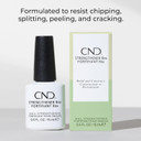 Cnd Strengthener Rxx, Nail Strengthener For Tougher, Stronger Nails & Protection For Thin Nails, 0.5 Fl Oz, 0.5 Fl Oz