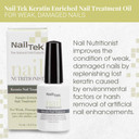 Nail Tek Nail Nutritionist, Keratin Enriched Nail Treatment Oil For Weak And Damaged Nails, 0.5 Oz, 1-Pack
