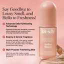 Kitsch Tart Cherry Hair Perfume For Women - Hair Spray & Body Mist - Clean, Deodorizing & Patented Odor-Eliminating Technology - Freshen Hair, Body & Pillows - Fruity Gourmand Scent & Vanilla - 50Ml