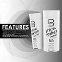 L3 Level 3 Light Hold Styling Powder - Natural Matte Hairstyle - Texturizing And Volumizing