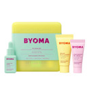 Byoma So Bright Set - Barrier Repair Skincare Set For Brighter Skin - Creamy Jelly Cleanser, Brightening Face Serum & Ceramide Face Moisturizer - Alcohol Free Skin Care - 30Ml, 15Ml, 15Ml