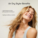 Air Dry Styler, No-Heat Styling Gel To Smooth Frizz, Define And Condition Strands, For Straight, Wavy, And Curly Hair Types, 6 Oz