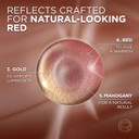 LOreal Paris Excellence Universal Nudes Permanent Hair Color, Ammonia Free Hair Dye For Gray Hair Coverage, 4Nr Natural Dark Red, 1 Hair Dye Kit