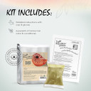 Light Mountain Mahogany Hair Dye - Organic, Chemical-Free, Semi-Permanent For Men/Women, With Henna Leaf Powder And Botanicals, 16 Oz