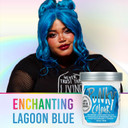 Punky Lagoon Blue Semi Permanent Conditioning Hair Color, 3.5Oz