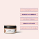 Maria Nila Colour Refresh, 3.4 Fl Oz, Hair Mask, Semi-Permanent Pigments, 100% Vegan & Sulfate/Paraben Free