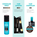 Red By Kiss Quick Cover Root Touch-Up Spray, Waterproof & Smudge-Proof Gray Coverage, Quick-Dry Formula With Jojoba Oil, Lightweight & Travel-Friendly (Dark Brown, 2Oz)