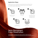 Red By Kiss Tintation Semi-Permanent Hair Color, Aloe Vera Water Based, Argan Oil, Olive Oil, Collagen & Keratin, Long-Lasting Color Dye (Fuchsia, 5 Fl Oz)