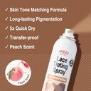 Red By Kiss Lace Tinting Spray, Quick Dry & Skin Tone Matching For Lace Wig, Transfer-Proof, No Smudging, Long Lasting, Precision Control With Pointed Nozzle, Peach Scent