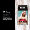 Bleach London Total Bleach Kit - Salon Standard, Vegan, Cruelty-Free, For All Hair Types, Brightest Blonde