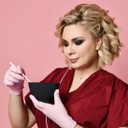 Forpro Professional Collection Silicone Mixing Bowl, Black, Flexible, Odorless, For Mixing Facials, Massage, Body & Other Products, 8 Oz