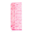 Rizos Curls Wide Tooth Shower Comb For Detangling, Parting & Styling, Gentle For All Hair Textures, Pink
