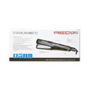 Red Pro Titanium 460 Styler Flat Iron, 1 1/2" For Silk Pressing & Keratin Treatments, Eliminates Frizz, Instant Heat, Auto Shut-Off, Heavy Duty Swivel Cord