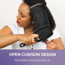 Curl Keeper Flexy Hair Brush, Purple - Detangling Hair Brush With Flexible Bristles For Shower Use, Combing Through Curls & Removing Tangles - Lightweight Hair Accessories For All Hair Type