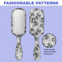 The Knot Dr. Hair Brush By Conair - Detangling Hair Brush - Removes Knots And Tangles In Wet Or Dry Hair- Hair Brushes For Women - Floral Print