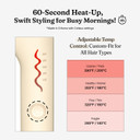 Vodana Professional Triple Flow Ceramic Hair Waver - Easy Beach Waves With Embedded Double Barrel Wave Iron. Experience Instant Heat, Long-Lasting Performance, And Quick Heat Up. (1.25 Inch, Lavender)