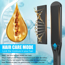 2.16" Extra-Large Floating Titanium Hair Straightener For Hair, Instant Heating With 5 Adjustable Temp, Anti-Static Iron For All Hair Types