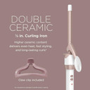 Conair Double Ceramic 3/4-Inch Curling Iron, ¾-Inch Barrel Produces Tight Curls  For Use On Short To Medium Hair