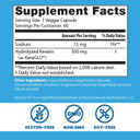 Doctors Best Hydrolyzed Keratin, Supports Hair Strength & Hydration, Non-Gmo, Gluten Free, Soy Free 60 Veggie Caps