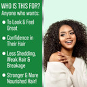 Argan + Tea Tree Oil + Black Castor Oil For Hair Growth. Vegan Thickening, Moisturizing, Strengthening Stay In Conditioner Oil For Women, Men. A Scalp Serum Treatment For Weak, Frizzy, Dry Hair 1Oz