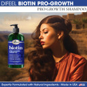 Difeel Pro-Growth Biotin Shampoo 33.8 Oz. - Shampoo For Thinning Hair And Hair Loss With Biotin For Hair Growth Difeel Pro-Growth Biotin Shampoo 33.8 Oz. - Shampoo For Thinning Hair And Hair Loss With Biotin For Hair Growth