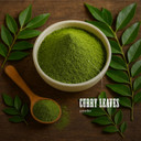100% Natural Curry Leaves Powder- 227G (0.5 Lb) For Hair Care Formulation- Known To Hair Growth Benefits