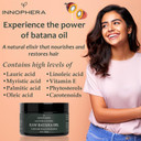 Raw Batana Oil For Hair Growth - 100% Pure & Natural From Honduras - Promotes Thicker & Softer Hair - Nourishes & Rejuvenates - 4 Oz