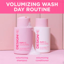 Puff.Me Volumizing Conditioner By Designme | Hydrating Conditioner With Sunflower Seed Oil For Hair Volume | Detangling Conditioner For Straight & Wavy Hair | Sulfate Free Conditioner