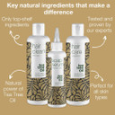Australian Bodycare Scalp Treatment Set Of 3 | Tea Tree Oil Scalp Treatments For Dry Itchy Flaky Scalp & And Spots On Scalp | Inside: Scalp Serum 5.07Oz + Shampoo 8.4Oz + Conditioner 8.4Oz